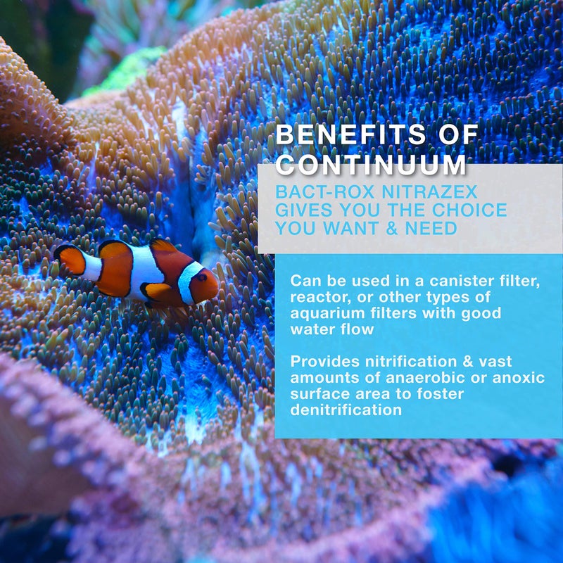 Continuum Aquatics Bact Rox Nitrazex â€“ Small Porous Filtration Media to Remove Nitrates, Nitrite, and Ammonia in Reefs, Marine Saltwater and Freshwater Aquariums, 250-ml - Image 3